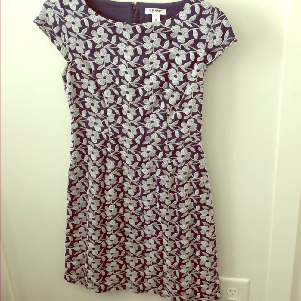 Blue and White ON dress